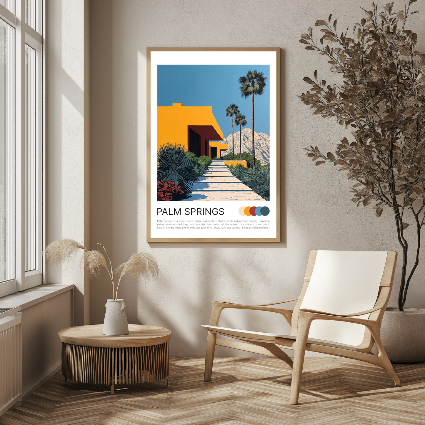 PALM SPRINGS POSTCARD POSTER
