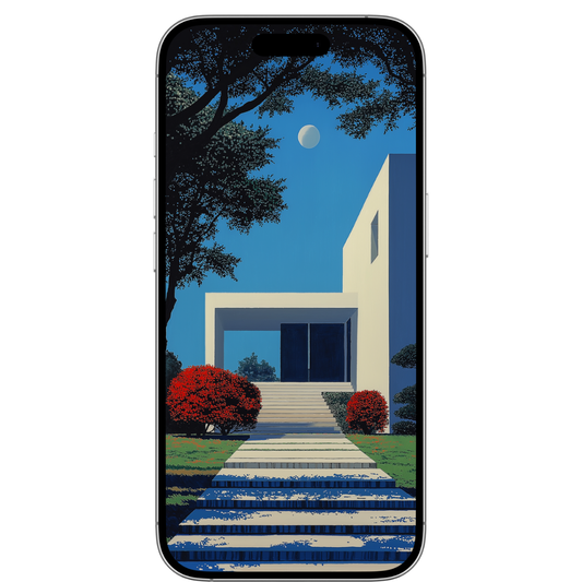 MODERN MOON MOBILE WALLPAPER