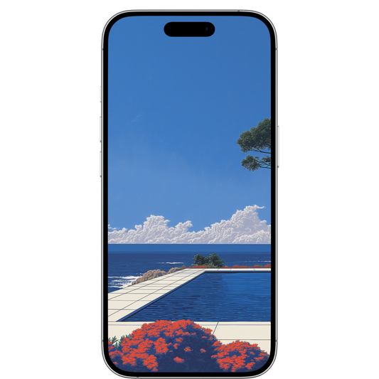 POOLSIDE LOUNGING MOBILE WALLPAPER