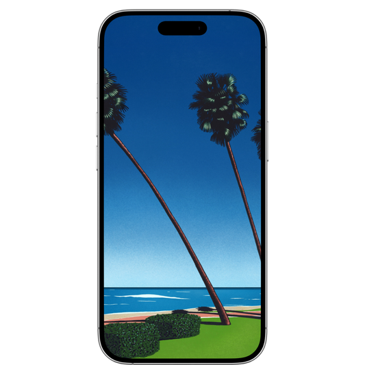 RETRO BEACH MOBILE WALLPAPER