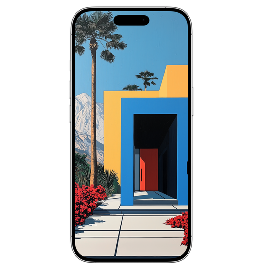 PALM SPRINGS BLUES MOBILE WALLPAPER