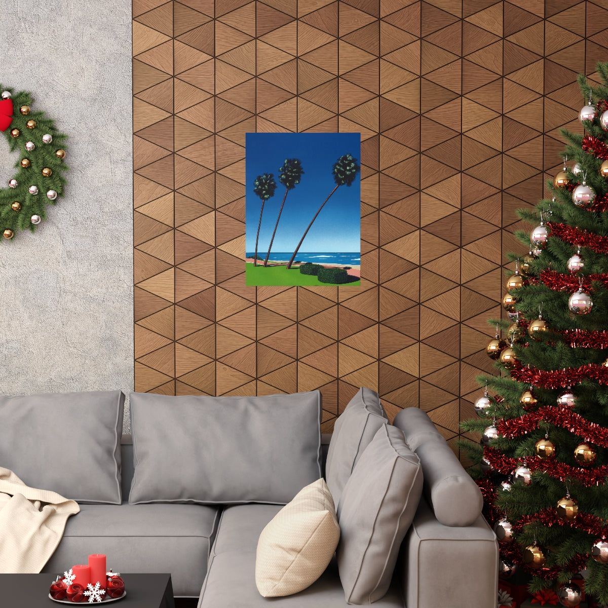 RETRO BEACH WALL POSTER