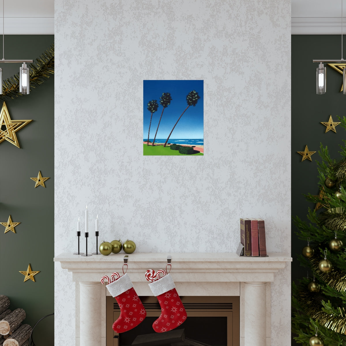 RETRO BEACH WALL POSTER