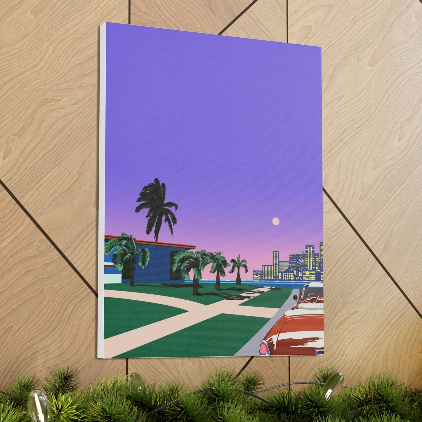 MIAMI NIGHTS WALL CANVAS