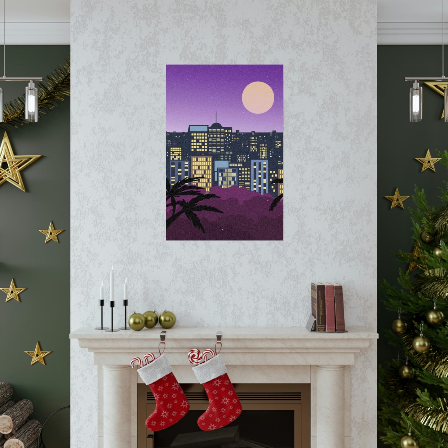 LUNAR NIGHTS WALL POSTER