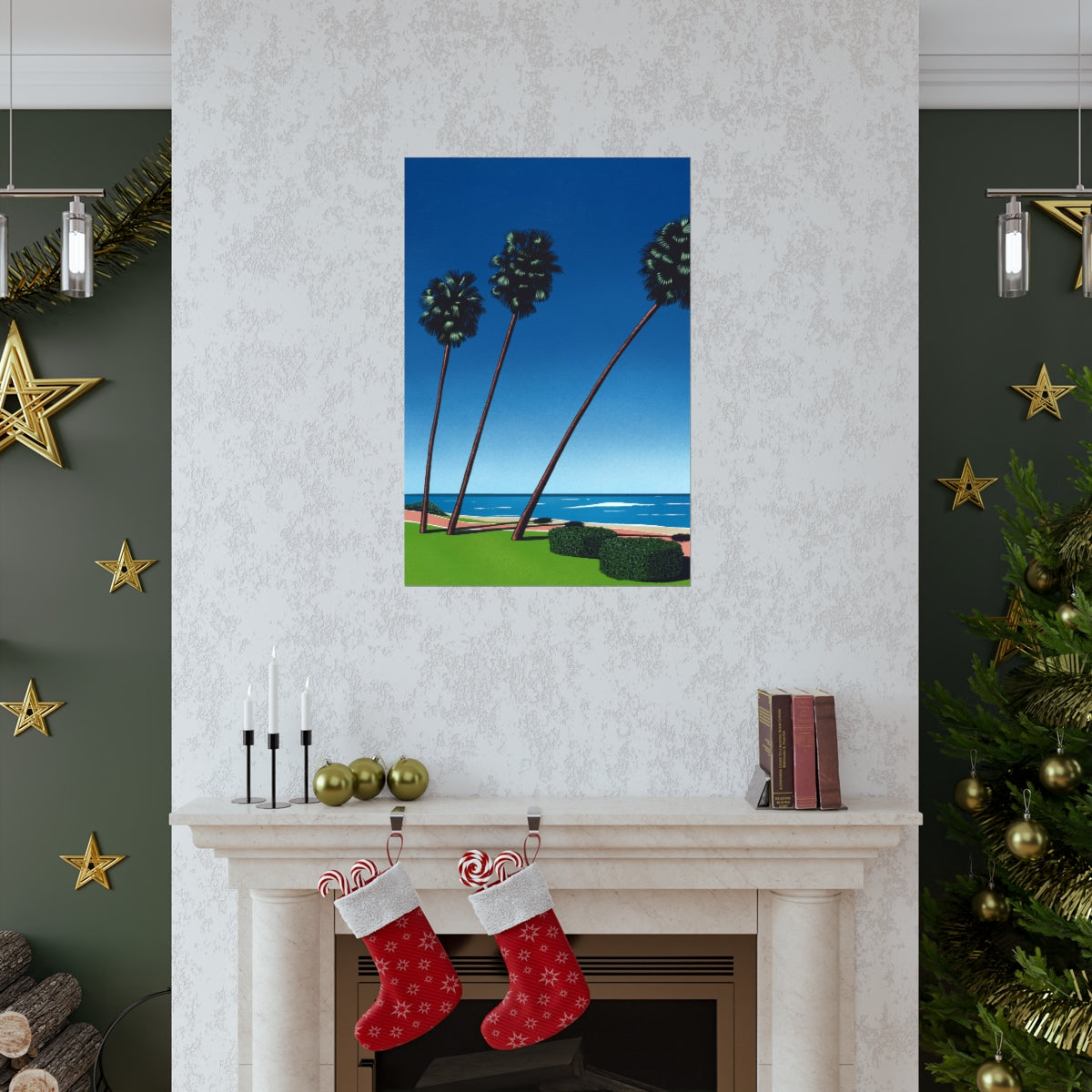 RETRO BEACH WALL POSTER