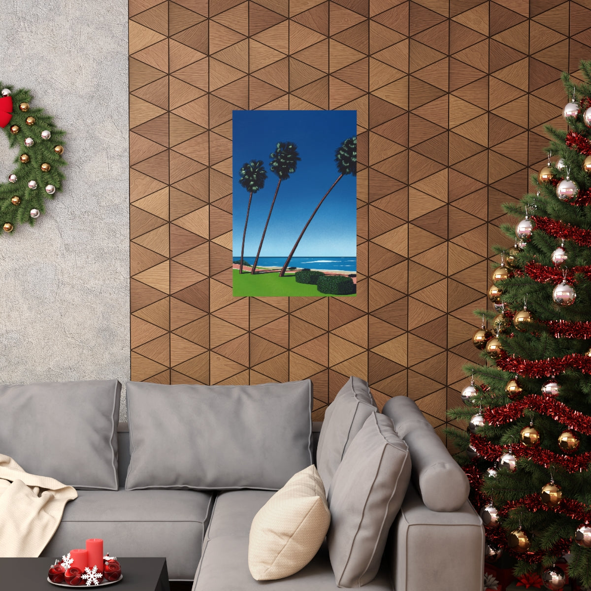 RETRO BEACH WALL POSTER