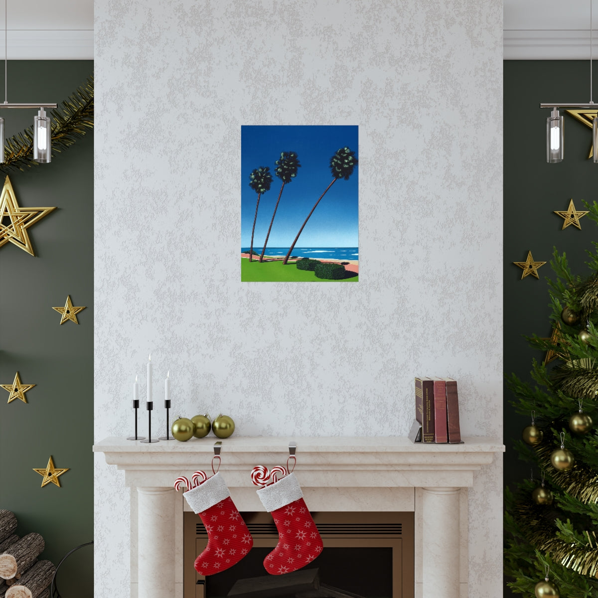 RETRO BEACH WALL POSTER