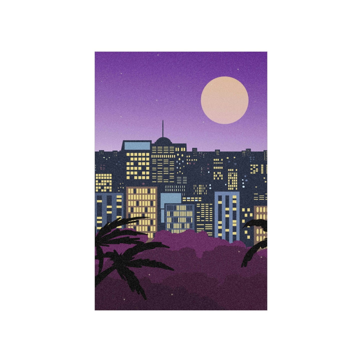 LUNAR NIGHTS WALL POSTER