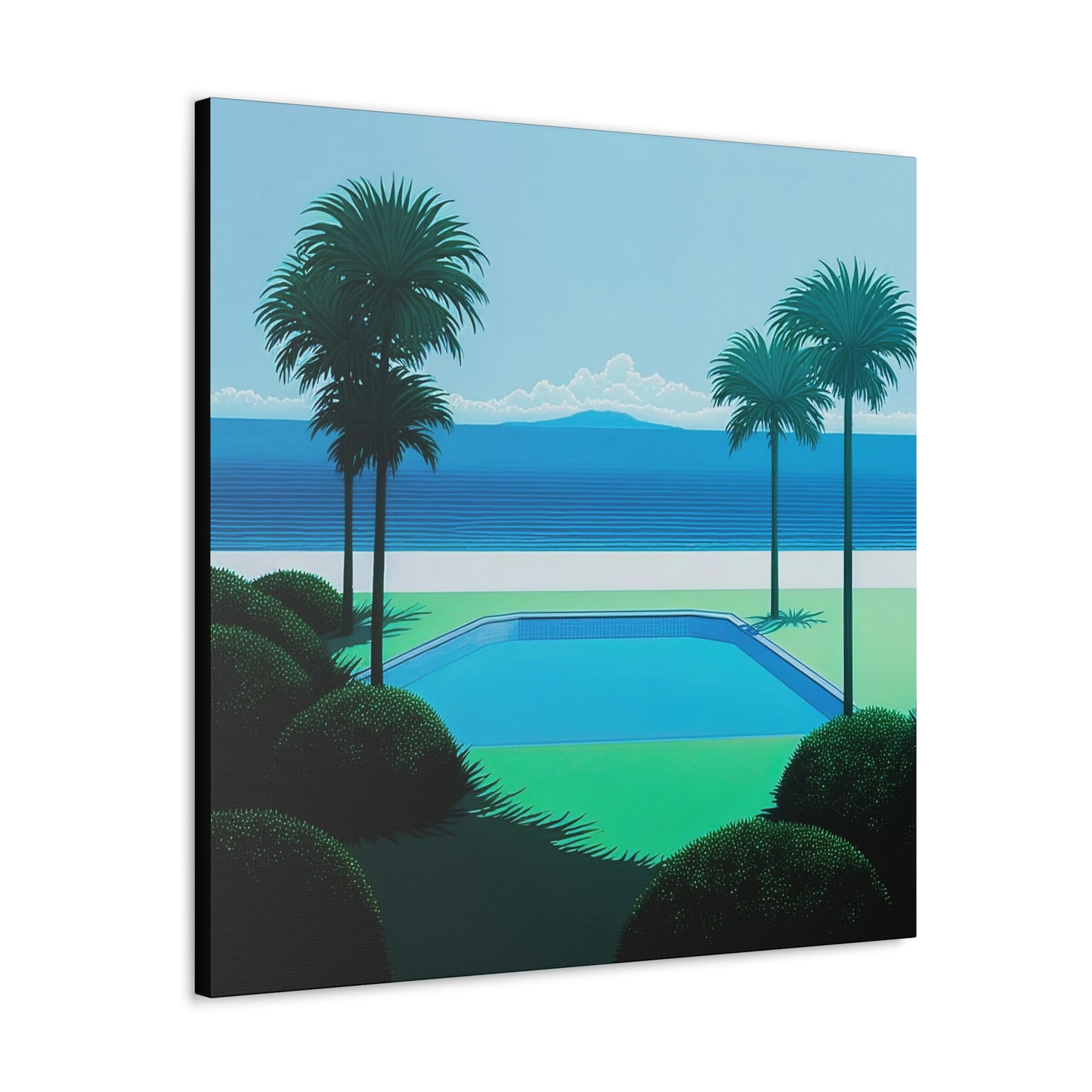 INTO BLUE WALL CANVAS