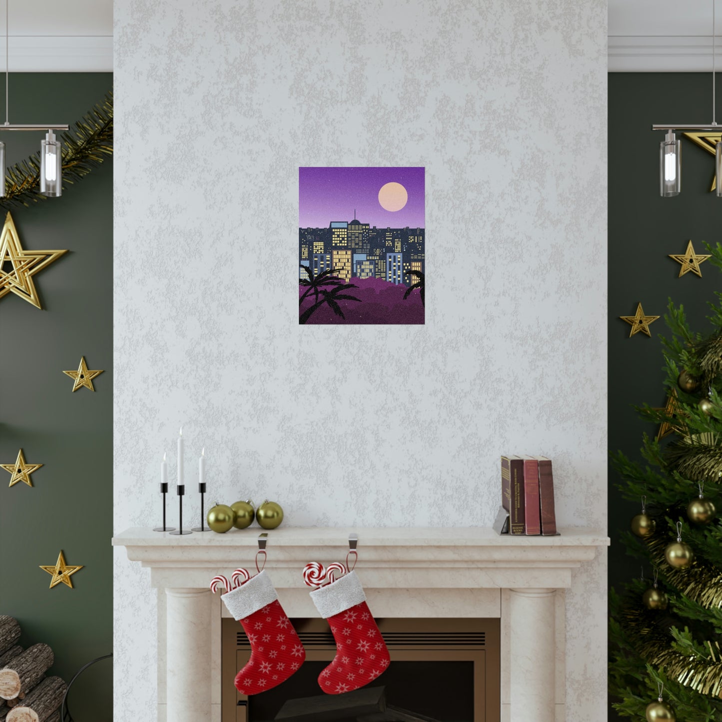LUNAR NIGHTS WALL POSTER
