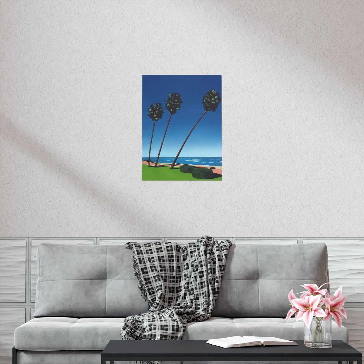 RETRO BEACH WALL POSTER