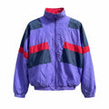 Purple & Black Windbreaker - Size S/M