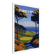 Torrey Pines CA Text Poster - Canvas