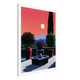 Moonlit Fountain - Canvas