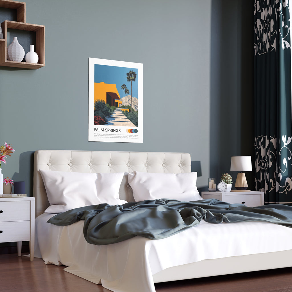 PALM SPRINGS POSTCARD POSTER