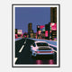 Neon Drift - Framed