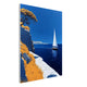 Santorini Sailing- Canvas