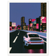 Neon Drift - Unframed