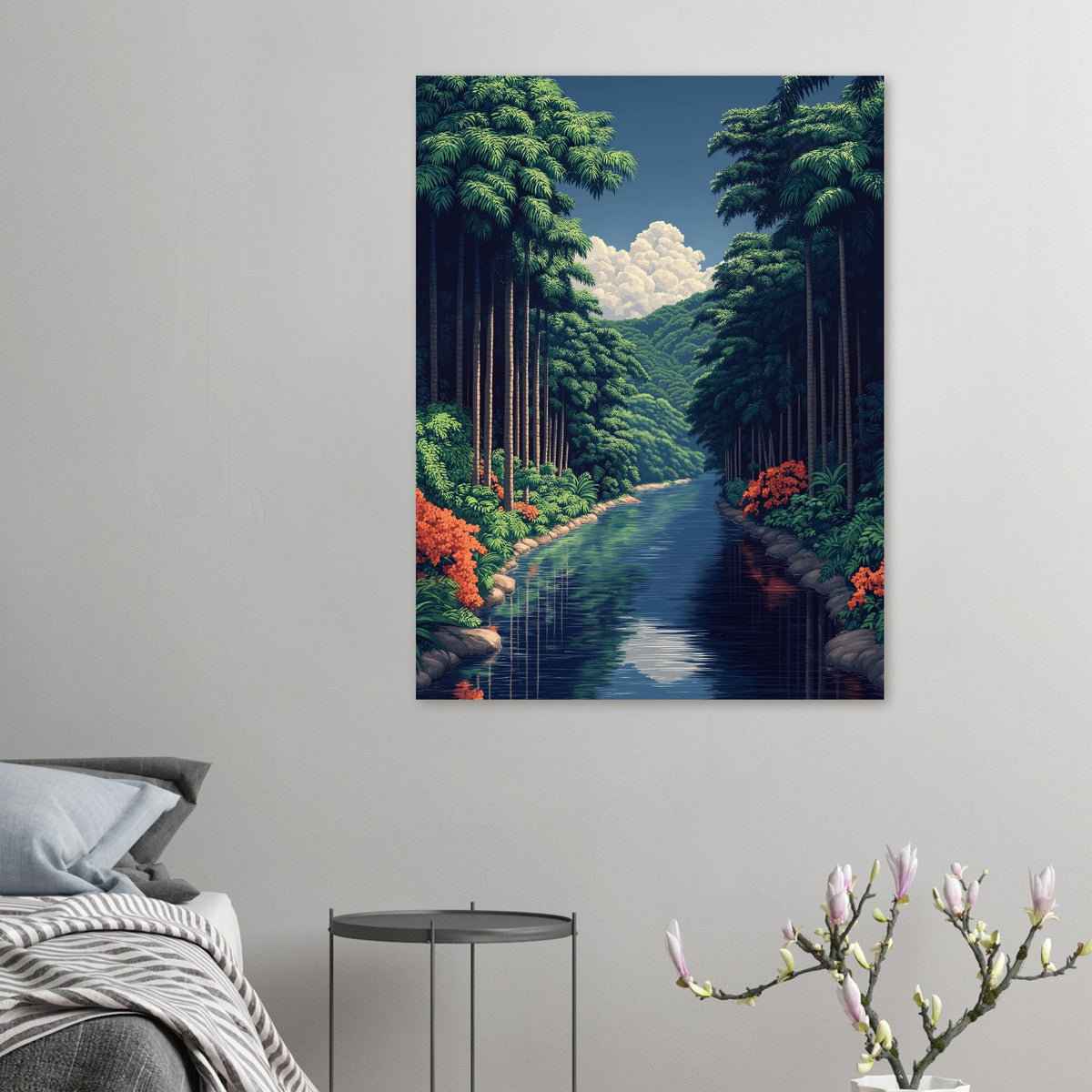 Amazon Rver Poster AMAZON RIVER SEMI-GLOSSY POSTER – CLUB RETRO