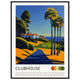 Clubhoouse Postcard 24K - Framed