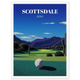 Scottsdale Golf Poster - Unframed