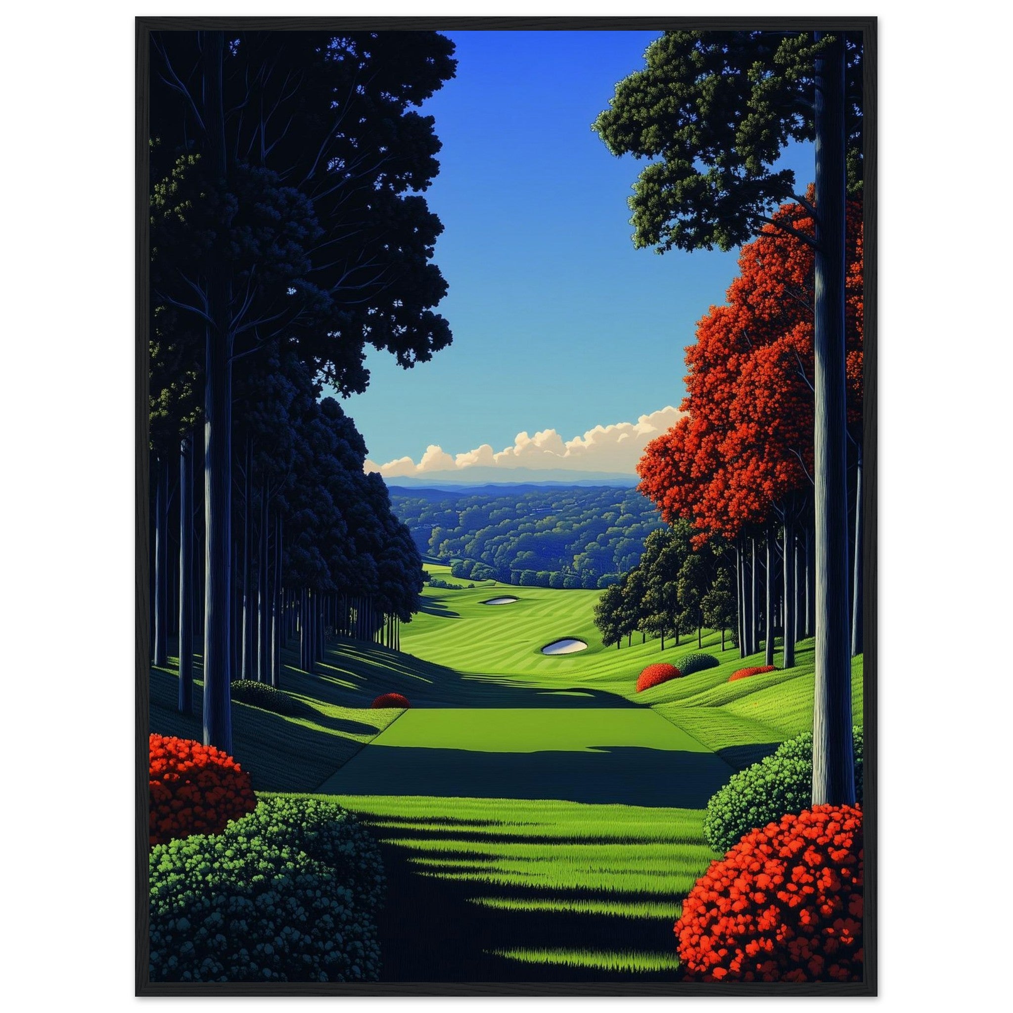 Bethpage Red Mowed Museum Quality Framed Poster – CLUB RETRO