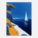 Santorini Sailing- Unframed