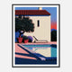 Poolside Siesta - Framed