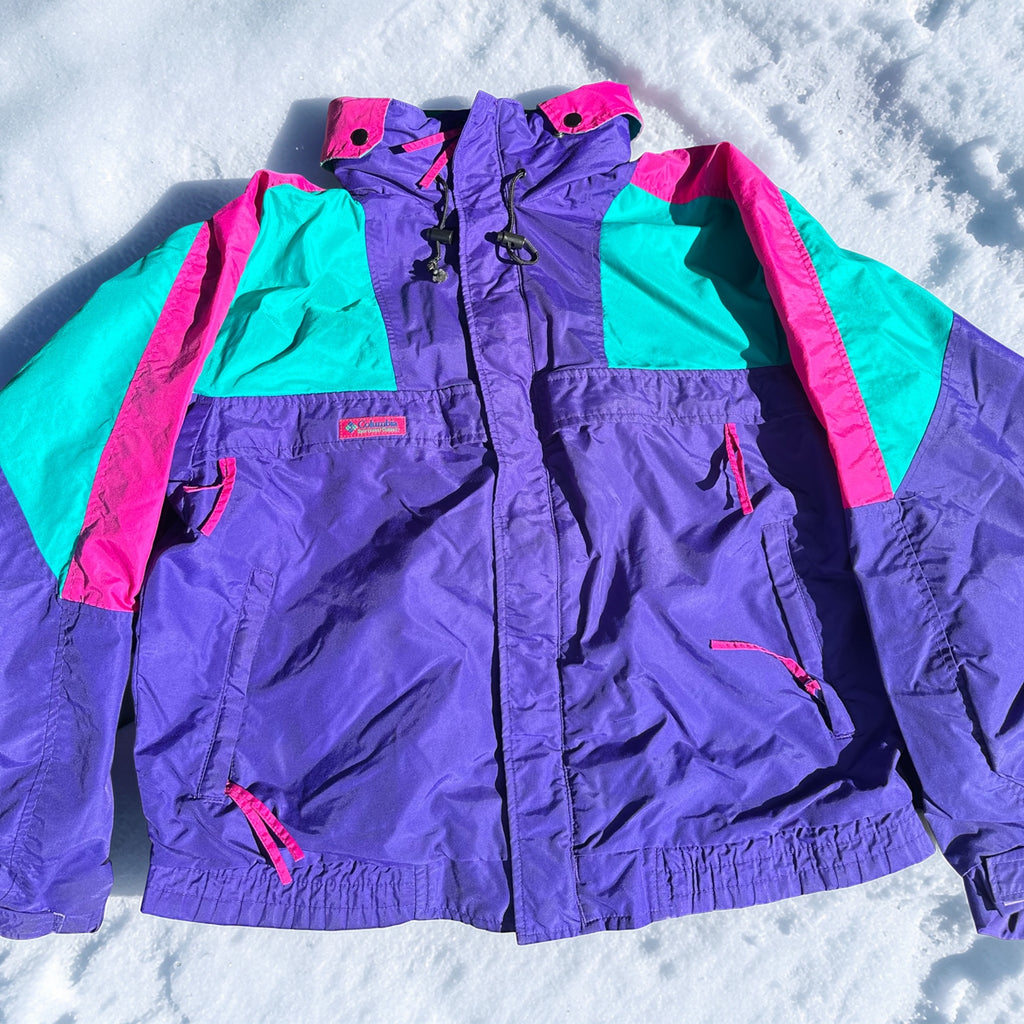 Columbia Purple Flyer Ski Jacket Purple - Size L