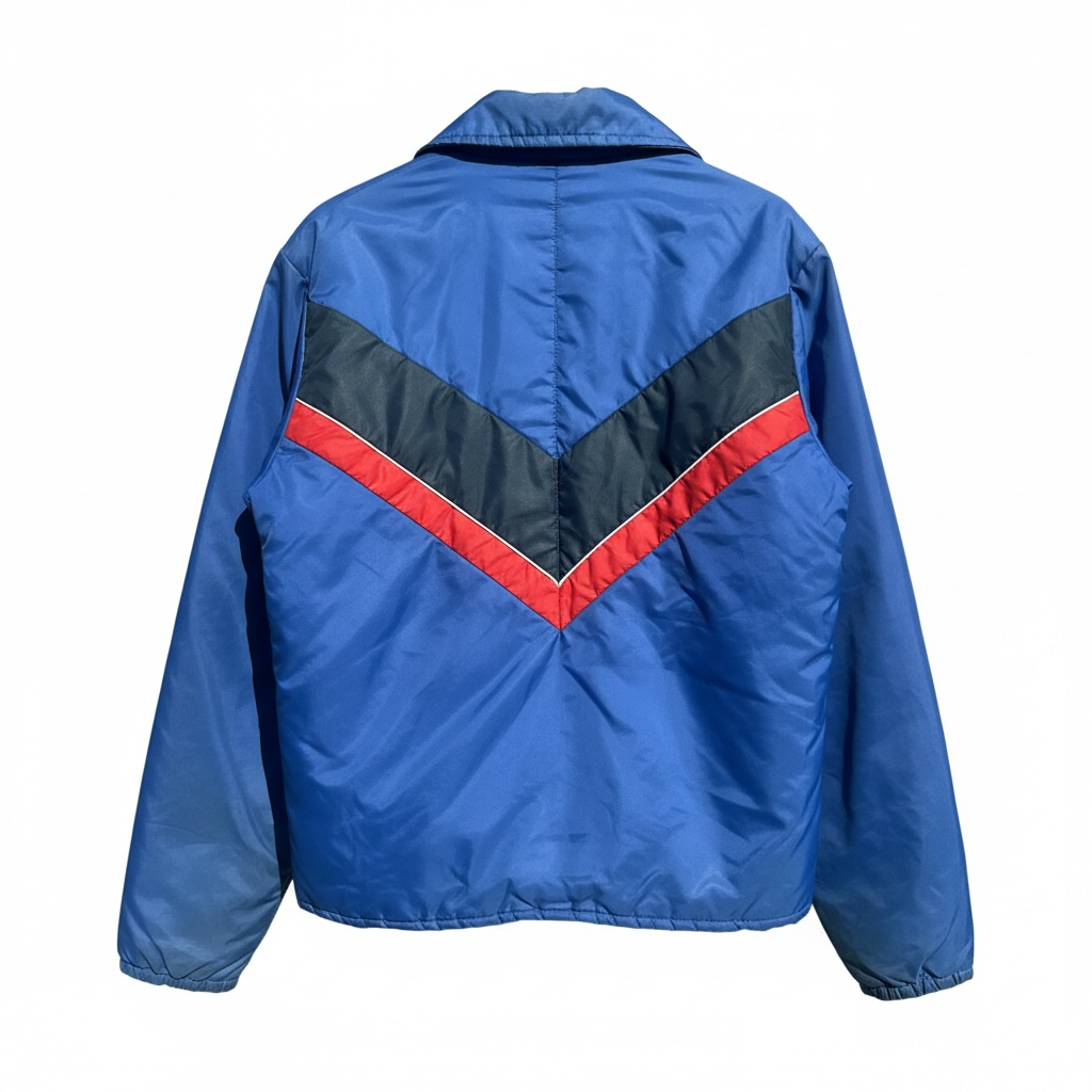 Blue and Red Retro Puffer - Size XL