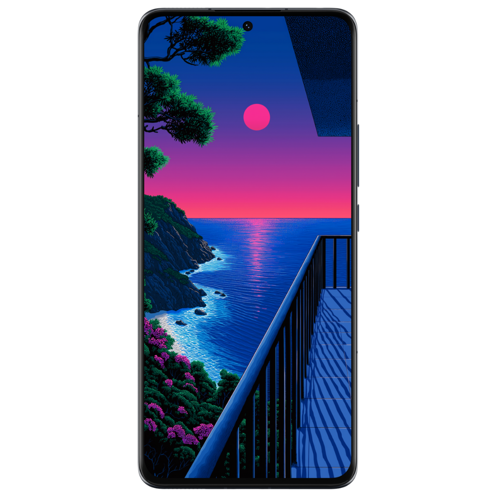 SUN MOON MOBILE WALLPAPER