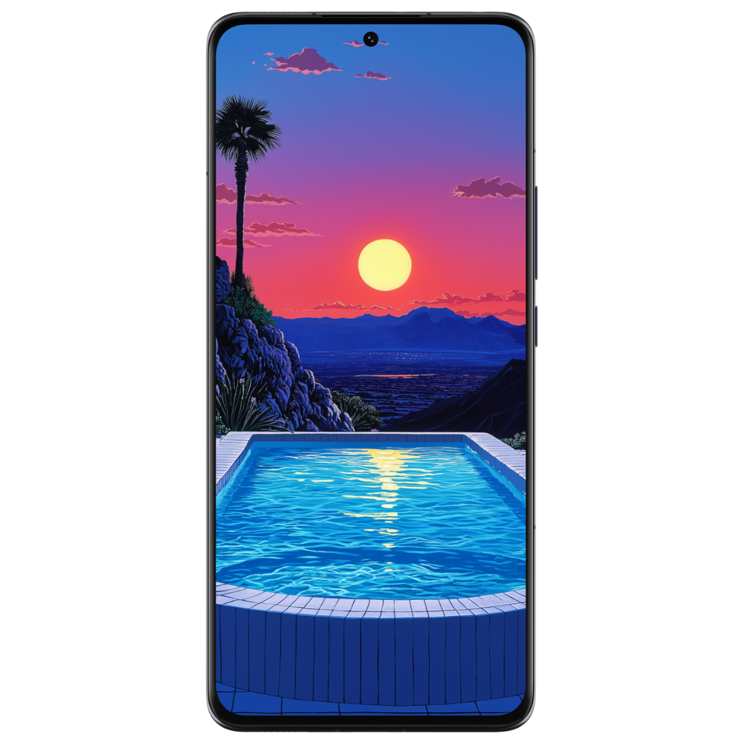 DESERT JACUZZI MOBILE WALLPAPER