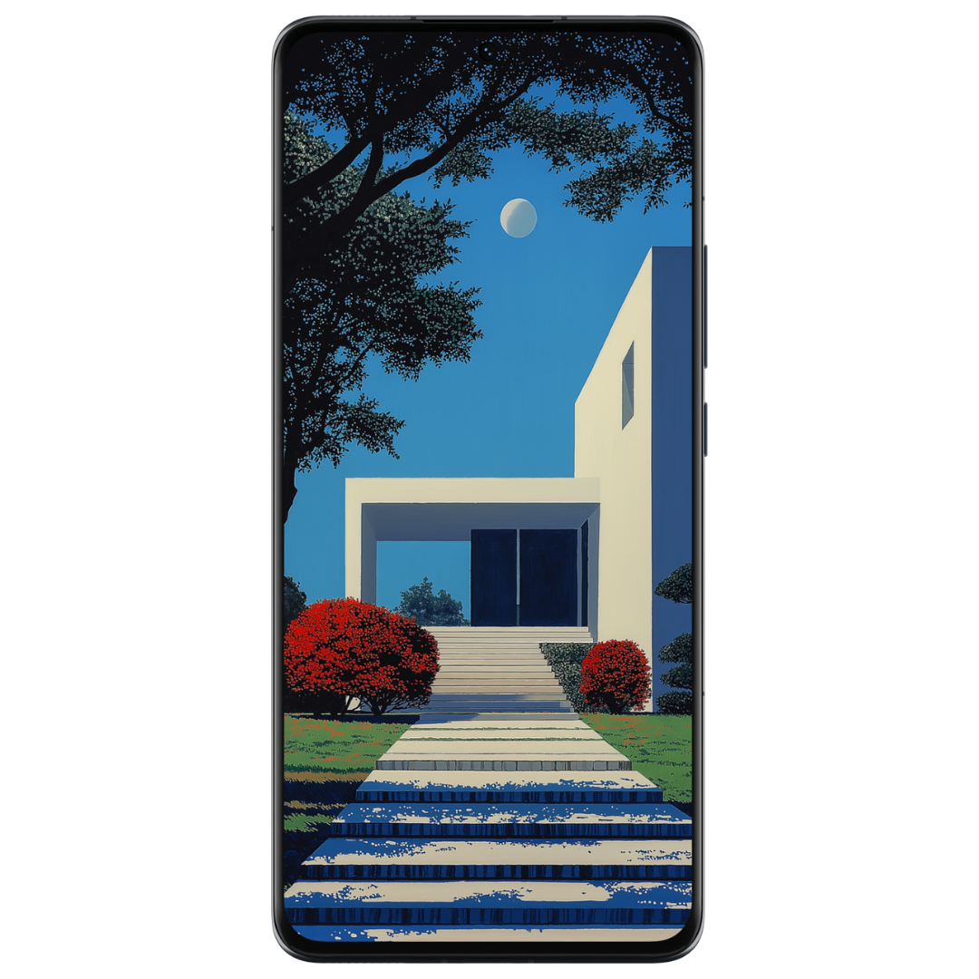 MODERN MOON MOBILE WALLPAPER