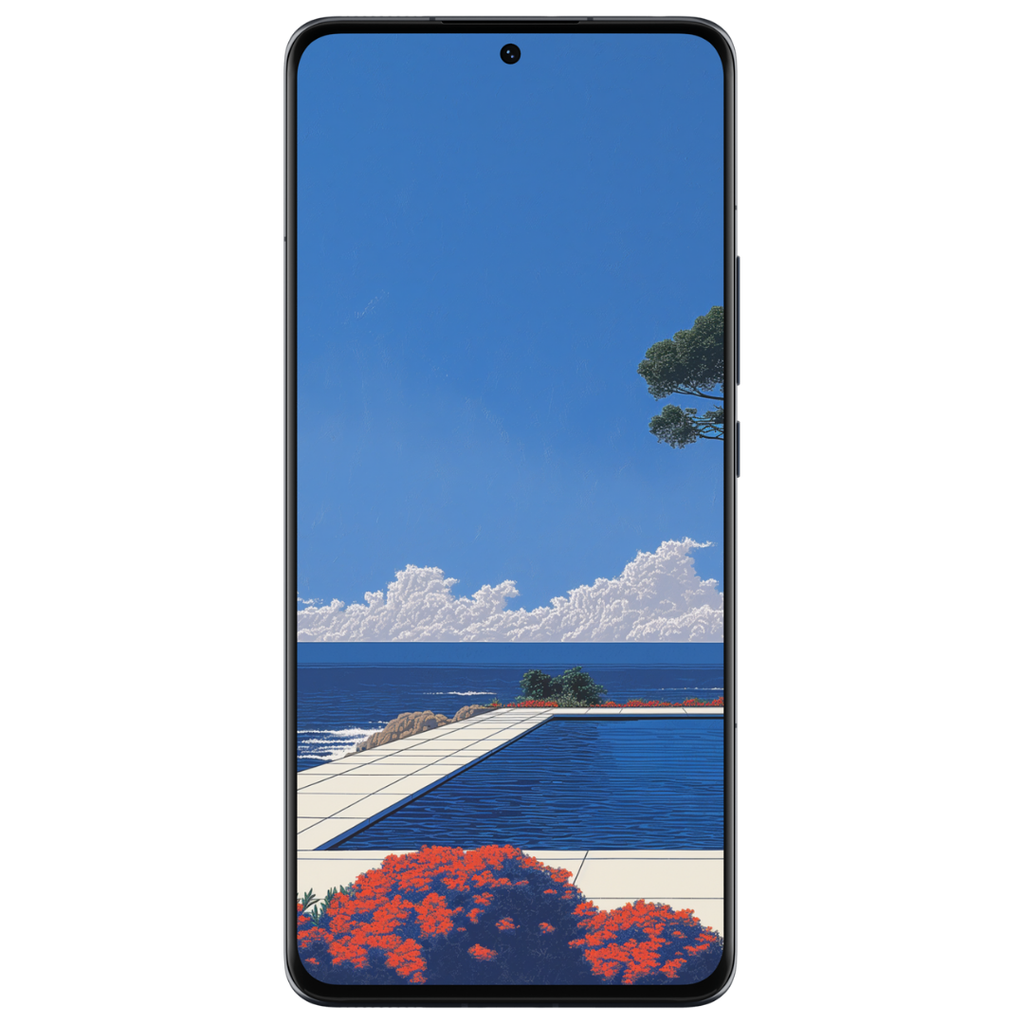 POOLSIDE LOUNGING MOBILE WALLPAPER