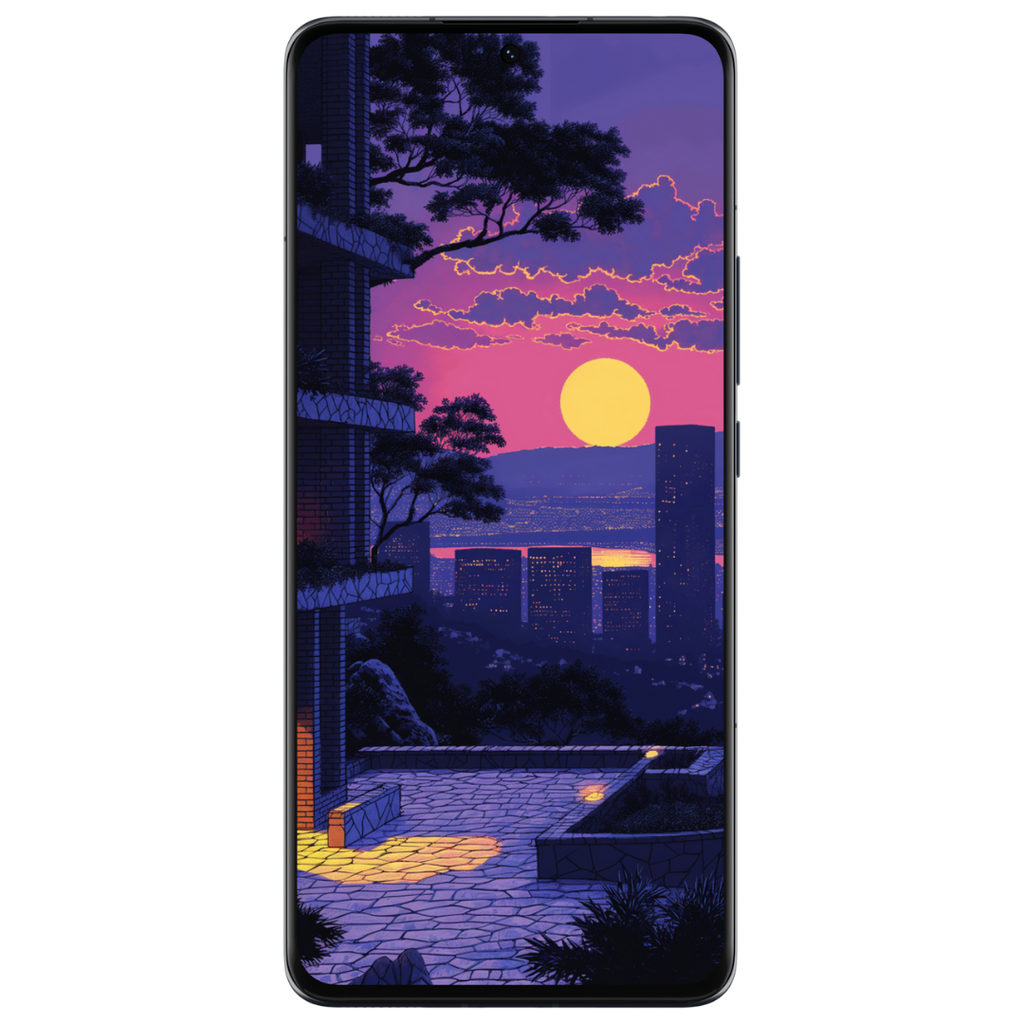 PURPLE STONE CONDO MOBILE WALLPAPER