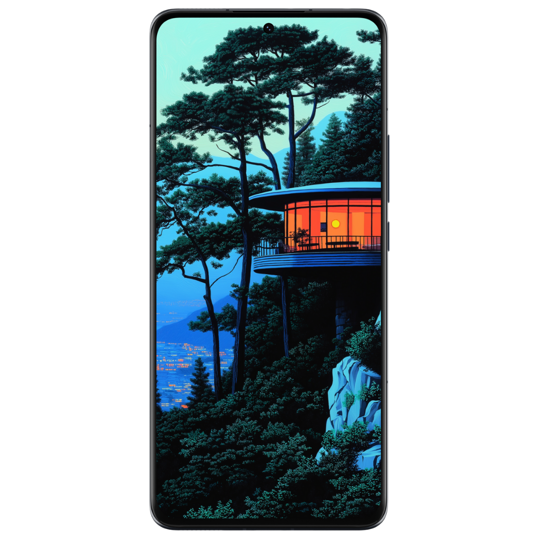 CLIFFSIDE LOOKOUT MOBILE WALLPAPER