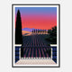 Vineyard Balcony - Framed