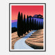 Road To The Villa - Framed