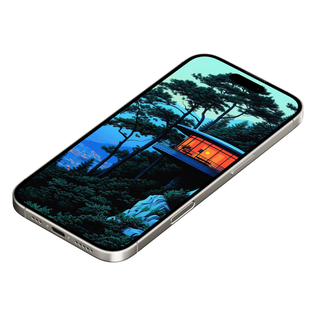 CLIFFSIDE LOOKOUT MOBILE WALLPAPER