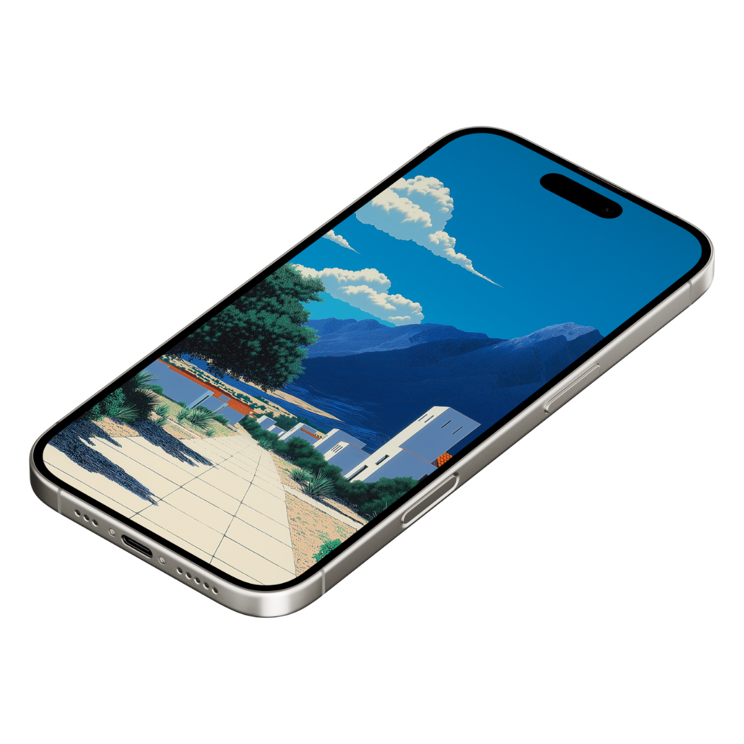 DESERT PUEBLO MOBILE WALLPAPER