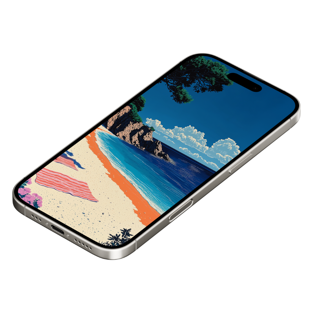 STRIPE AND SAND MOBILE WALLPAPER