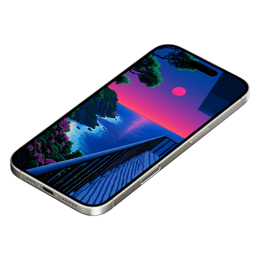 SUN MOON MOBILE WALLPAPER