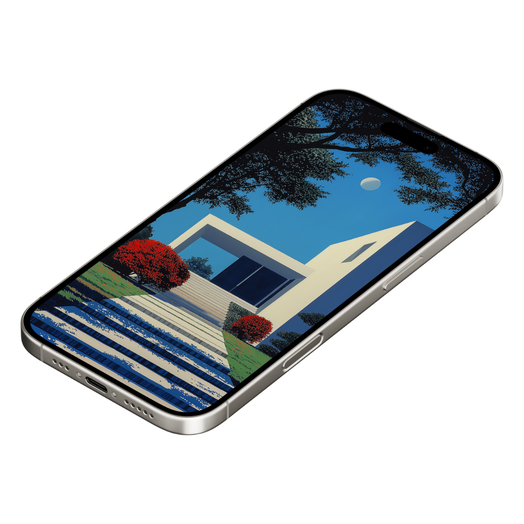 MODERN MOON MOBILE WALLPAPER