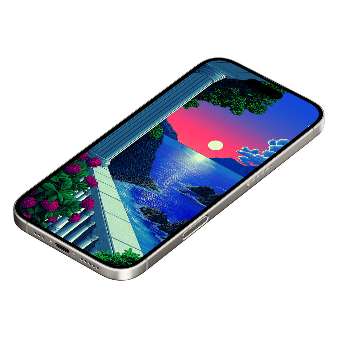 MARBLE COLUMN MOBILE WALLPAPER