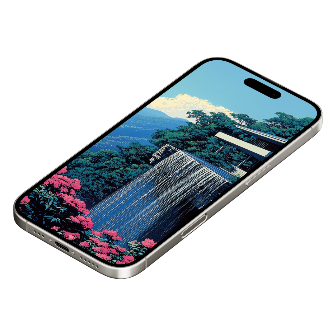 INFINITY FALLS MOBILE WALLPAPER