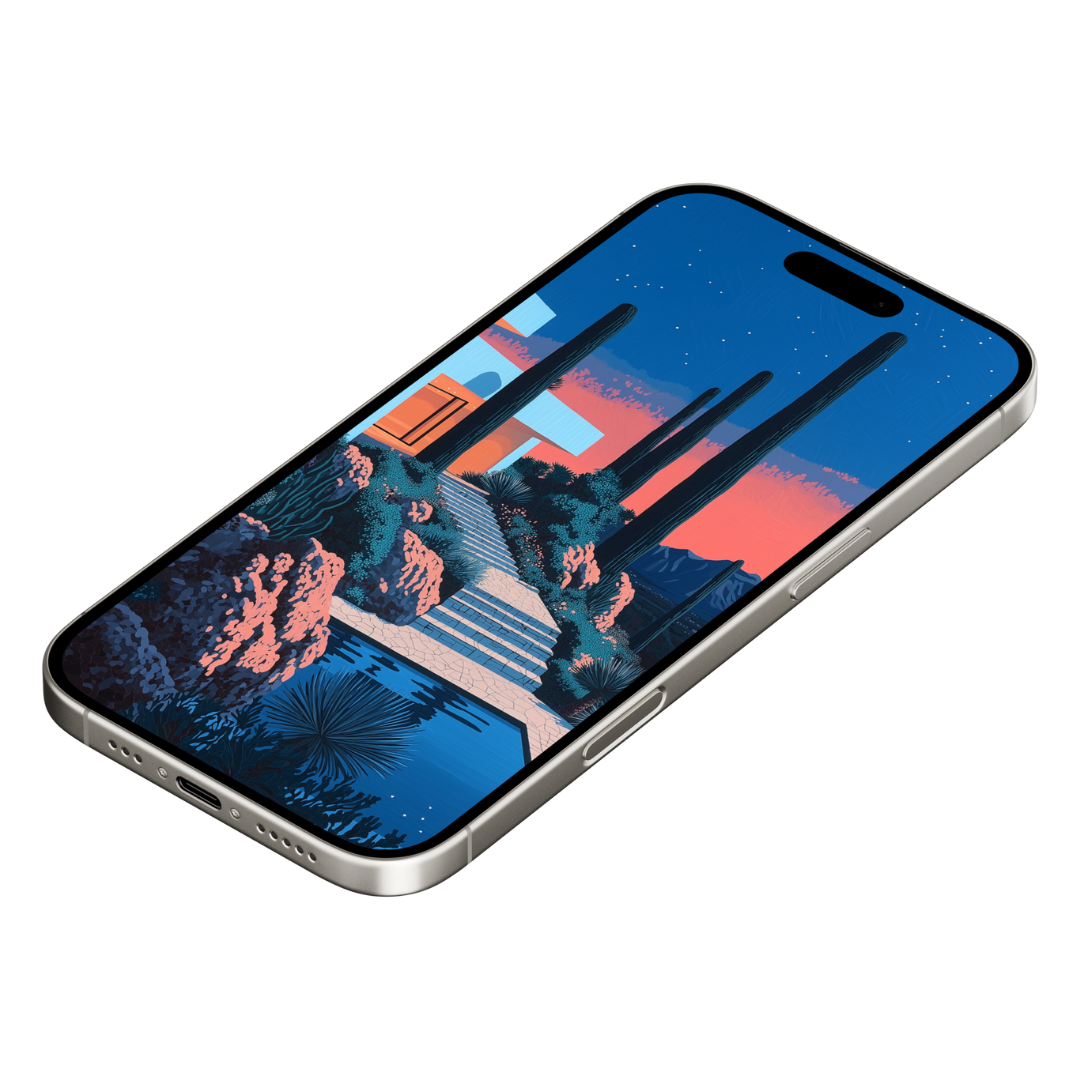 SONORA MODERN OASIS MOBILE WALLPAPER