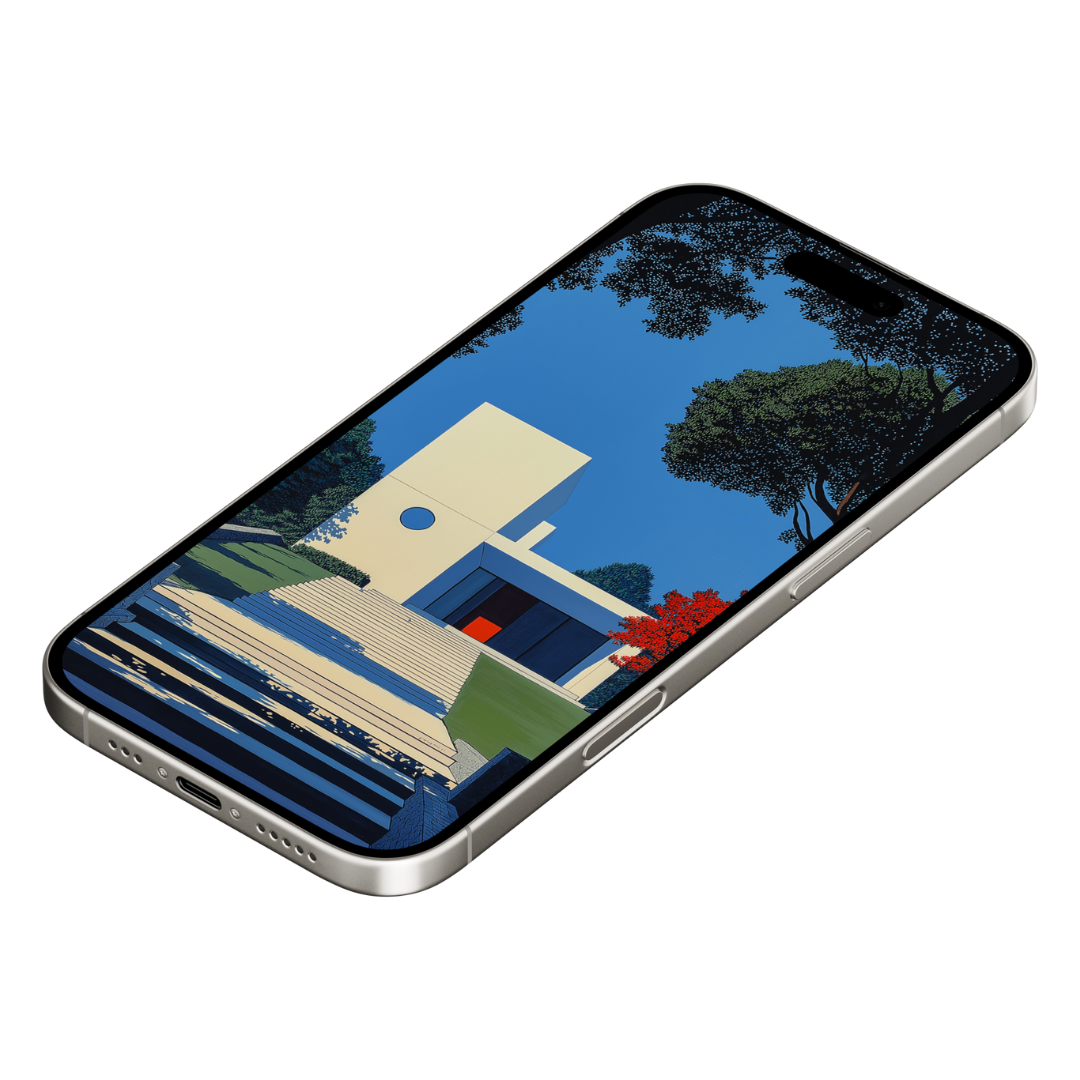 HOUSE OF RED MOBILE WALLPAPER