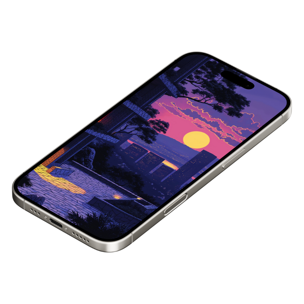 PURPLE STONE CONDO MOBILE WALLPAPER