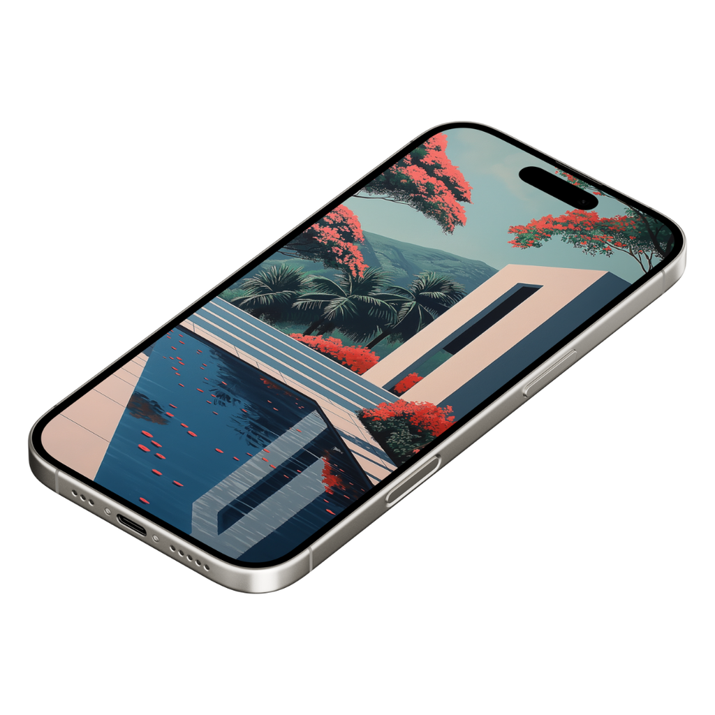 BLOSSOM POOL MOBILE WALLPAPER